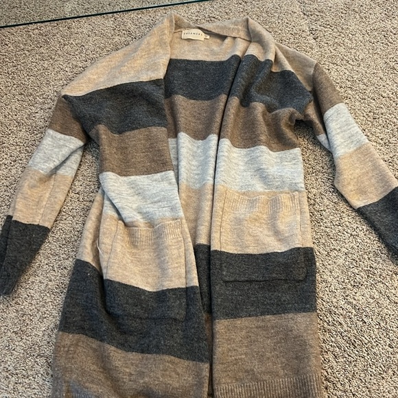 Dreamers color block cozy knit cardigan, XS, super soft never worn! - Picture 3 of 3